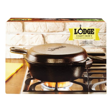 Lodge Lodge Logic Cast Iron Skillet Set 10 in. 3.2 qt Black LCC3